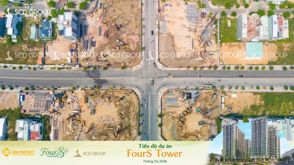 Cập nhật tiến độ FourS Tower tháng 04/2026 2
